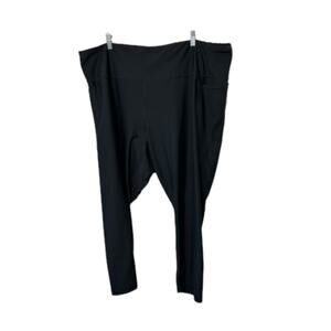 Old Navy Active Black PowerSoft High-Rise Leggings Go-Dry Women's 4X